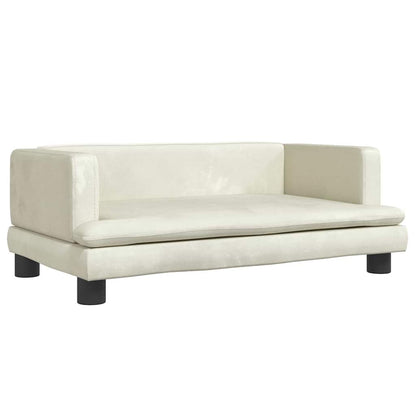 Hondenmand Kleurig 80 x 45 x 30 cm Crème Fluweel