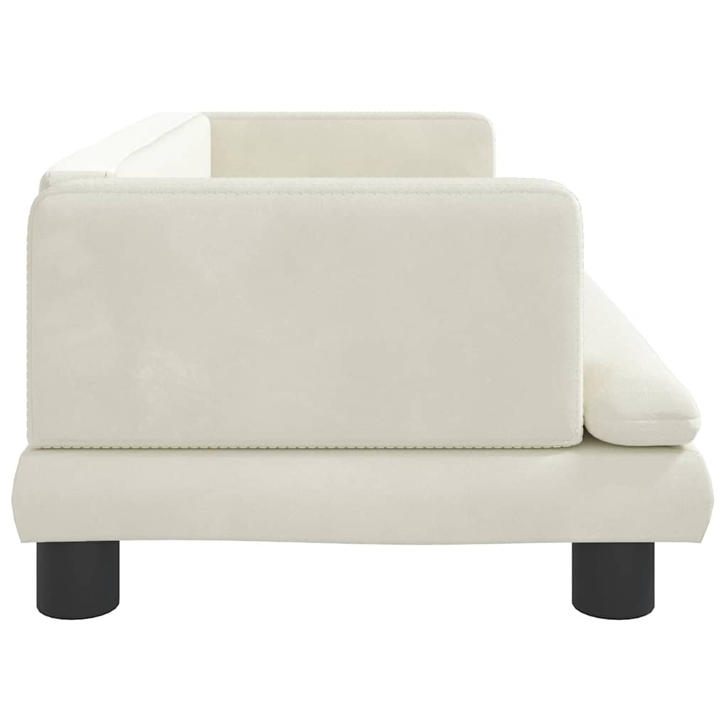 Hondenmand Kleurig 80 x 45 x 30 cm Crème Fluweel