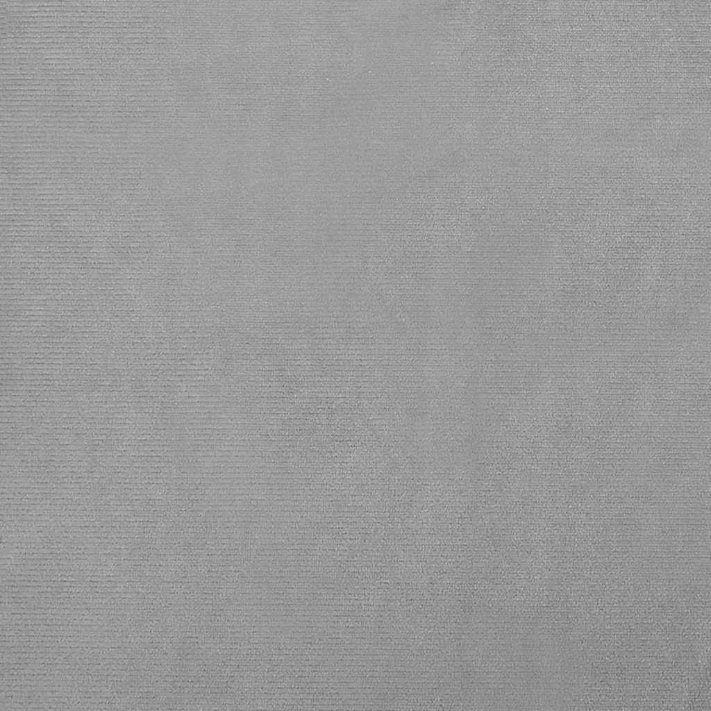 Hondenmand 60 x 40 x 30 cm Lichtgrijs Fluweel