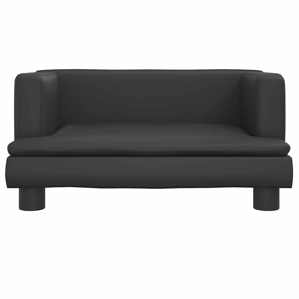 Hondenmand 60 x 40 x 30 cm Zwart Kunstleer