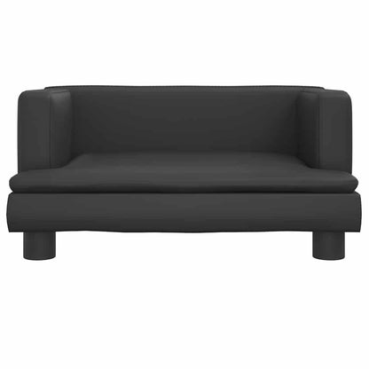 Hondenmand 60 x 40 x 30 cm Zwart Kunstleer