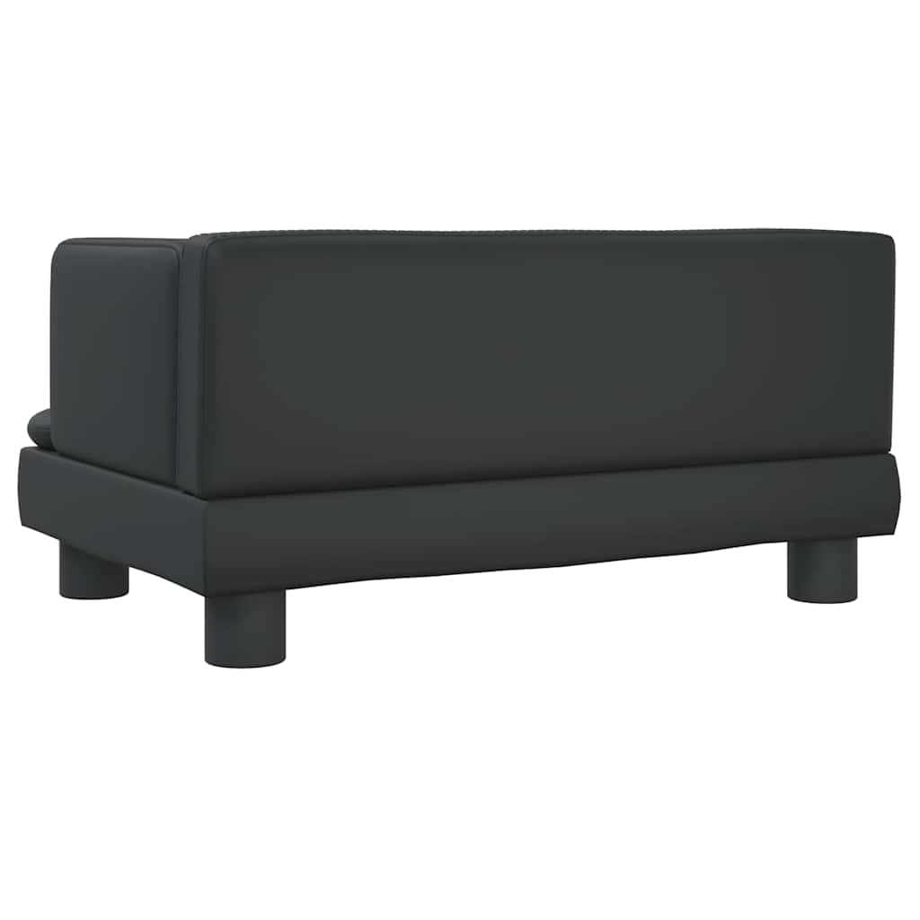 Hondenmand 60 x 40 x 30 cm Zwart Kunstleer