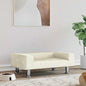 Hondenmand 70X45X26,5 Cm Fluweel Kleurig 70 x 45 x 26.5 cm Crème