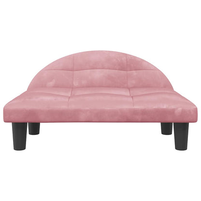 Hondenmand 70X52X30 Cm Roze Fluweel