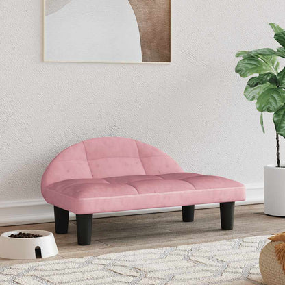 Hondenmand 70X52X30 Cm Roze Fluweel