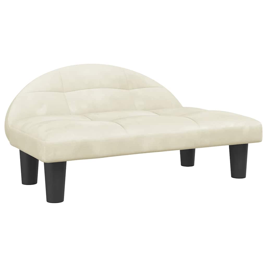Hondenmand 70X52X30 Cm Kleurig Crème Fluweel