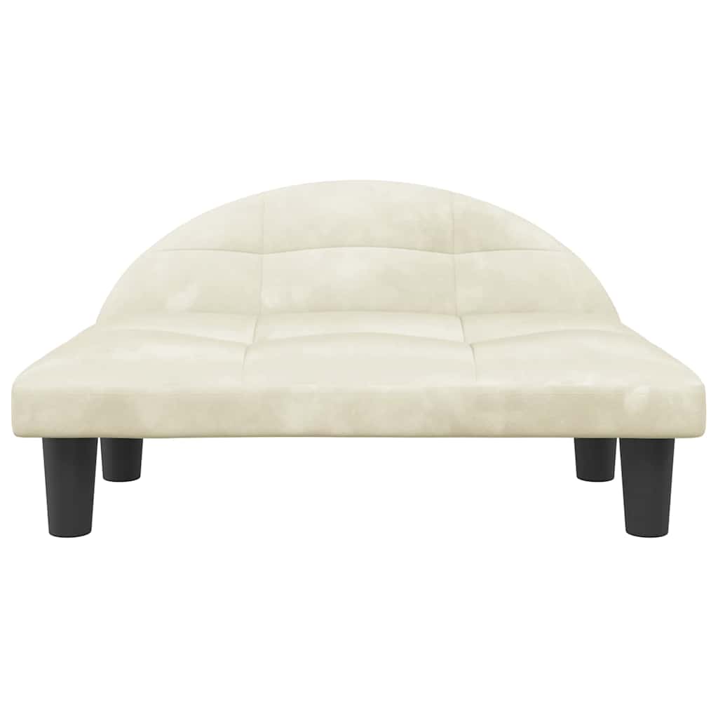 Hondenmand 70X52X30 Cm Kleurig Crème Fluweel