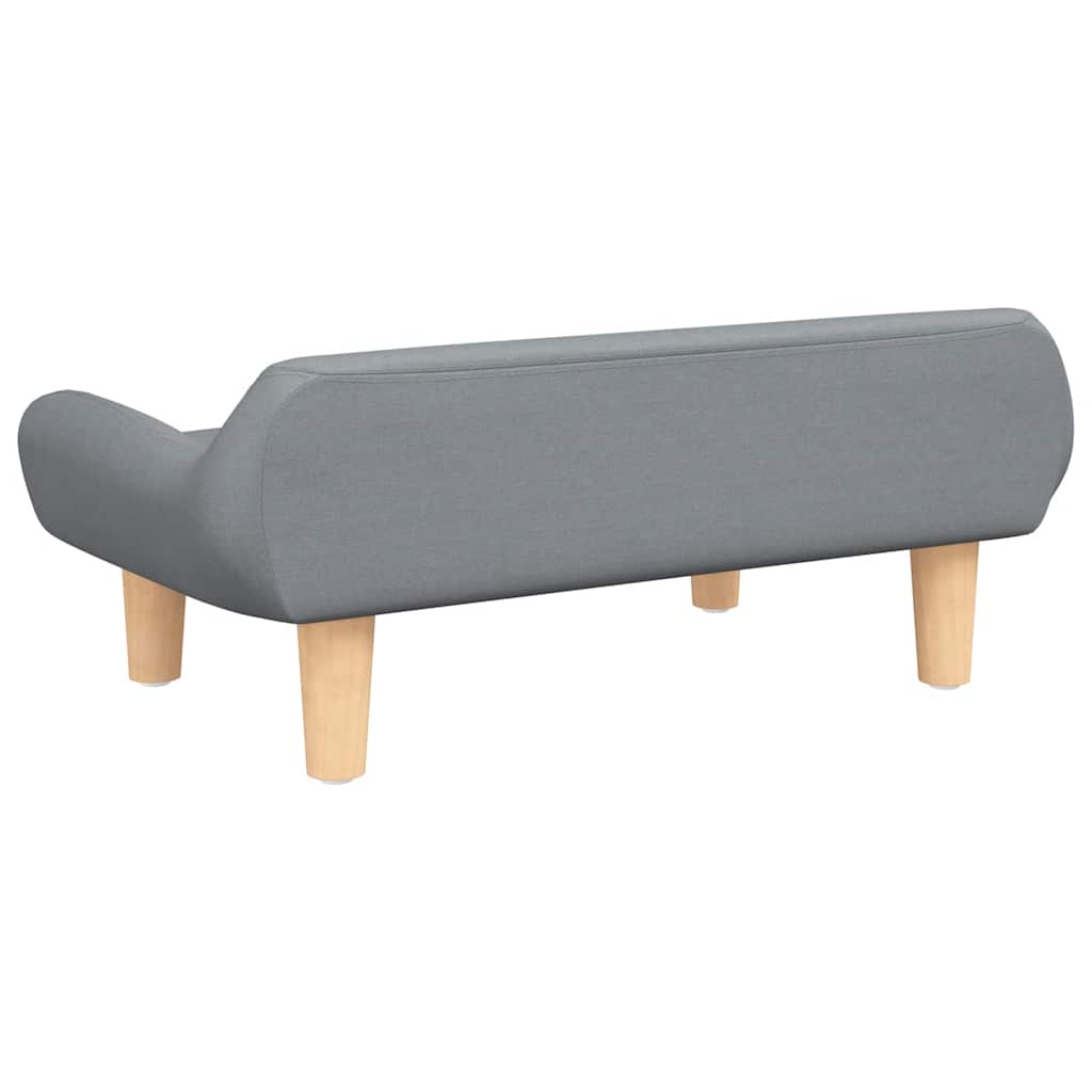 Hondenmand 70X40X24 Cm Lichtgrijs Stof