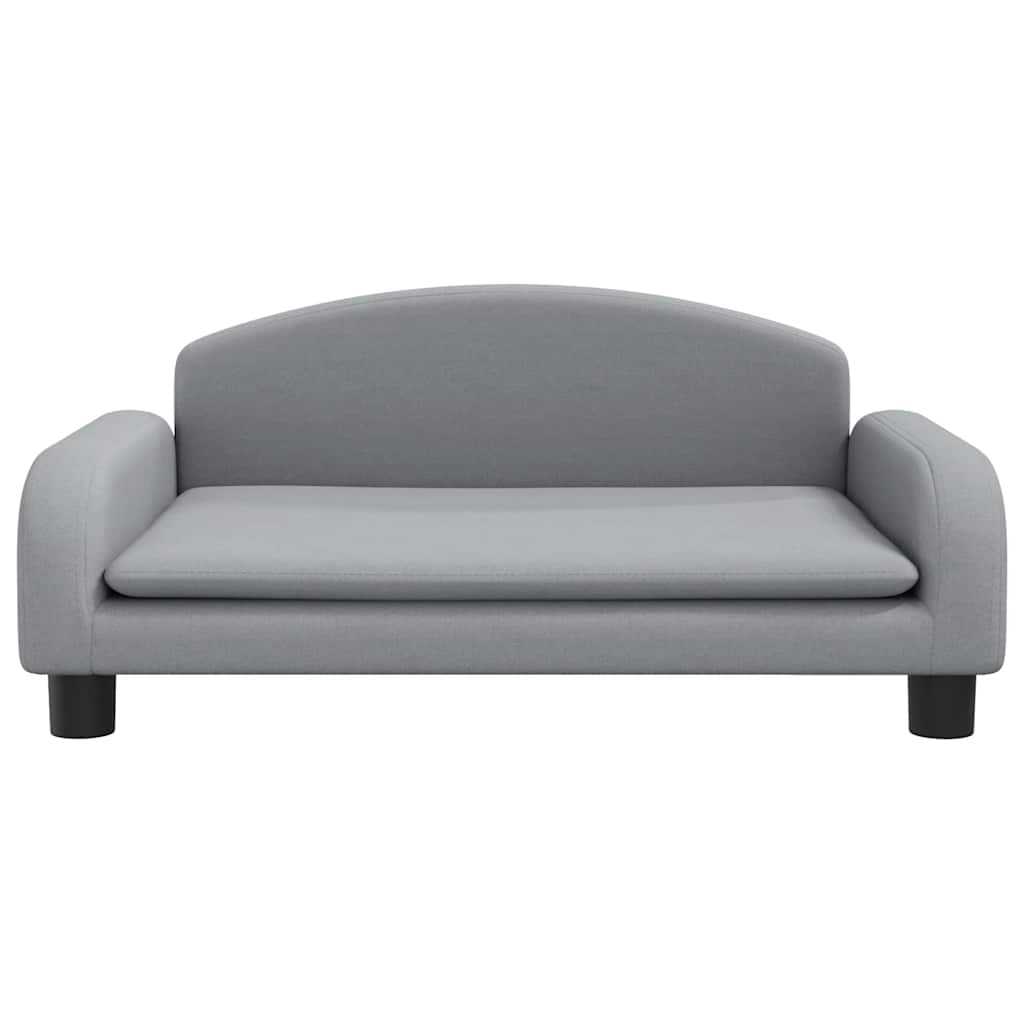 Hondenmand 70 x 45 x 30 cm Lichtgrijs Stof
