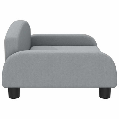 Hondenmand 70 x 45 x 30 cm Lichtgrijs Stof