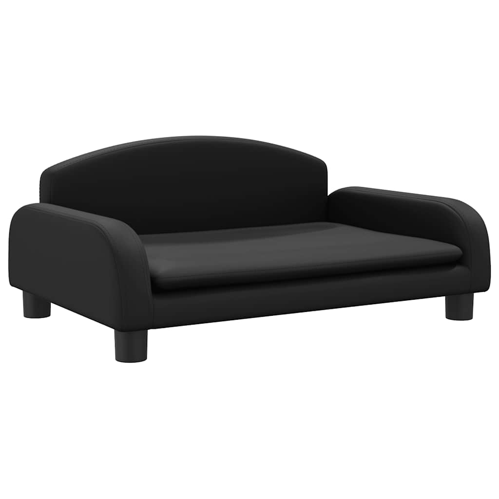Hondenmand 70 x 45 x 30 cm Zwart Kunstleer