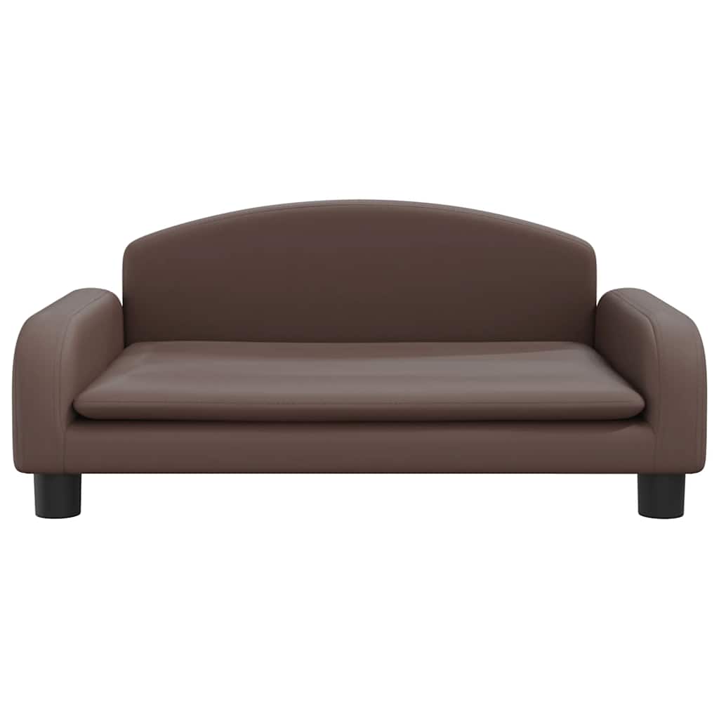 Hondenmand 70 x 45 x 30 cm Bruin Kunstleer