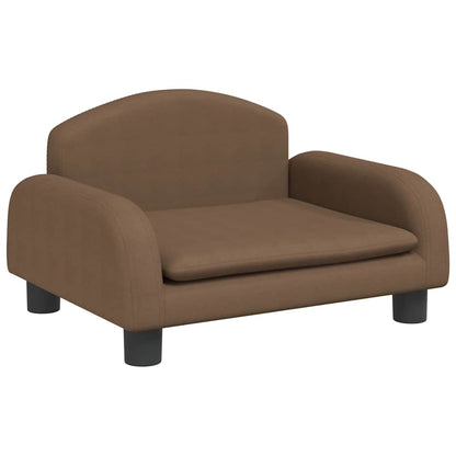 Hondenmand 50 x 40 x 30 cm Bruin Stof