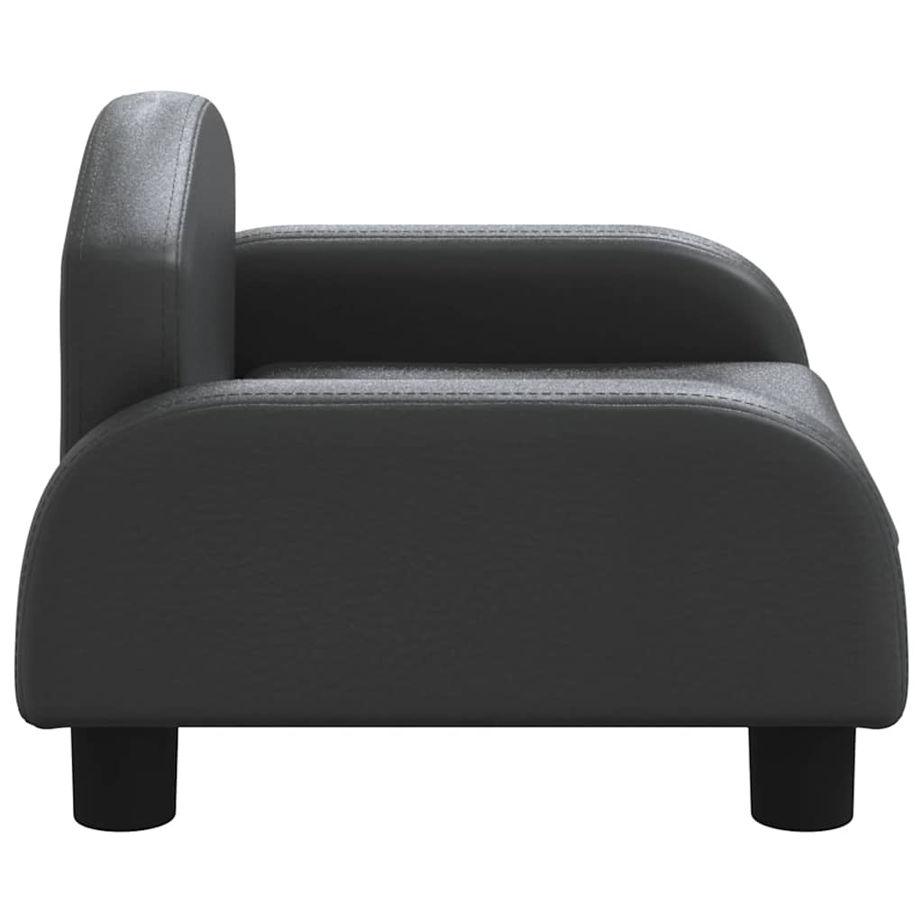 Hondenmand 50 x 40 x 30 cm Zwart Kunstleer