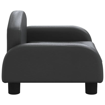 Hondenmand 50 x 40 x 30 cm Zwart Kunstleer