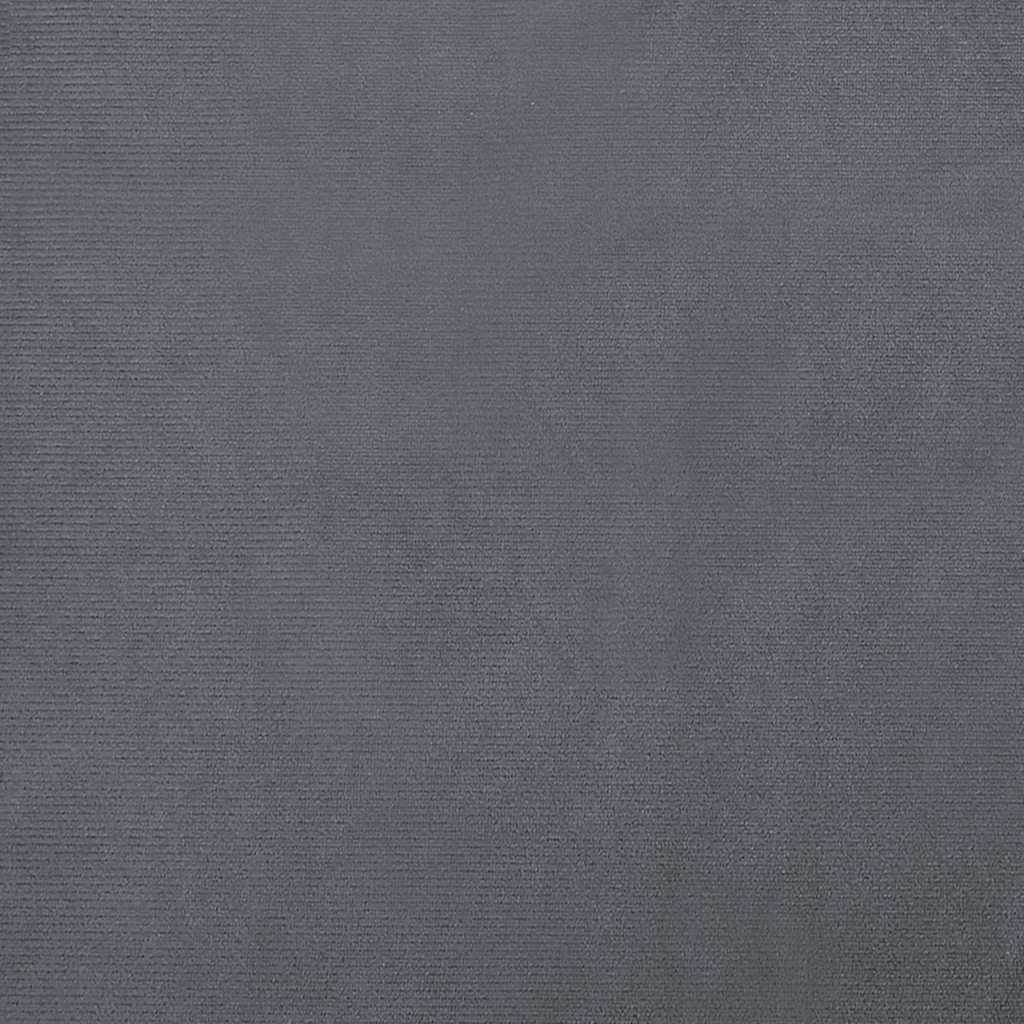 Hondenmand Fluweel 70 x 48 x 22 cm Donkergrijs