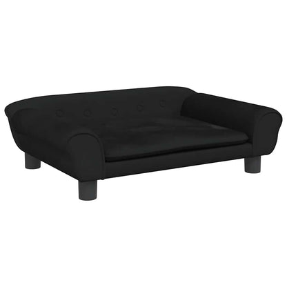 Hondenmand Fluweel 70 x 48 x 22 cm Zwart
