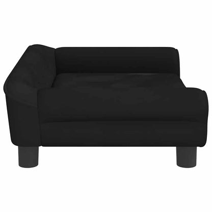 Hondenmand Fluweel 70 x 48 x 22 cm Zwart