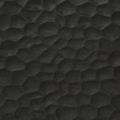 Bijzetkast 60x33x75 cm massief mangohout zwart