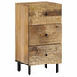 Bijzetkast 40x33x75 cm massief mangohout