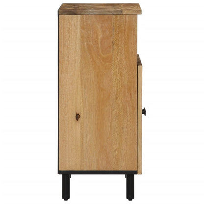 Bijzetkast 60x33x75 cm massief mangohout
