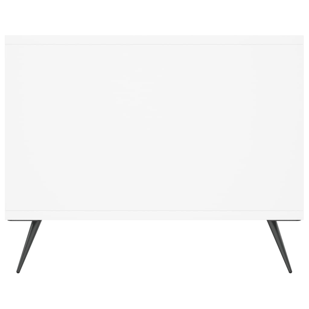 Salontafel 102x50x40 cm bewerkt hout wit