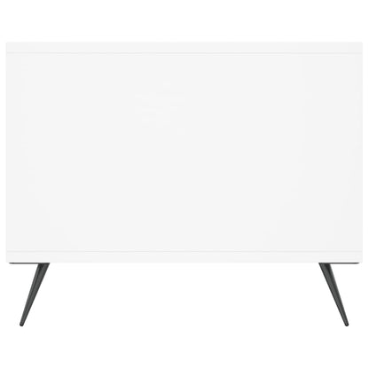 Salontafel 102x50x40 cm bewerkt hout wit