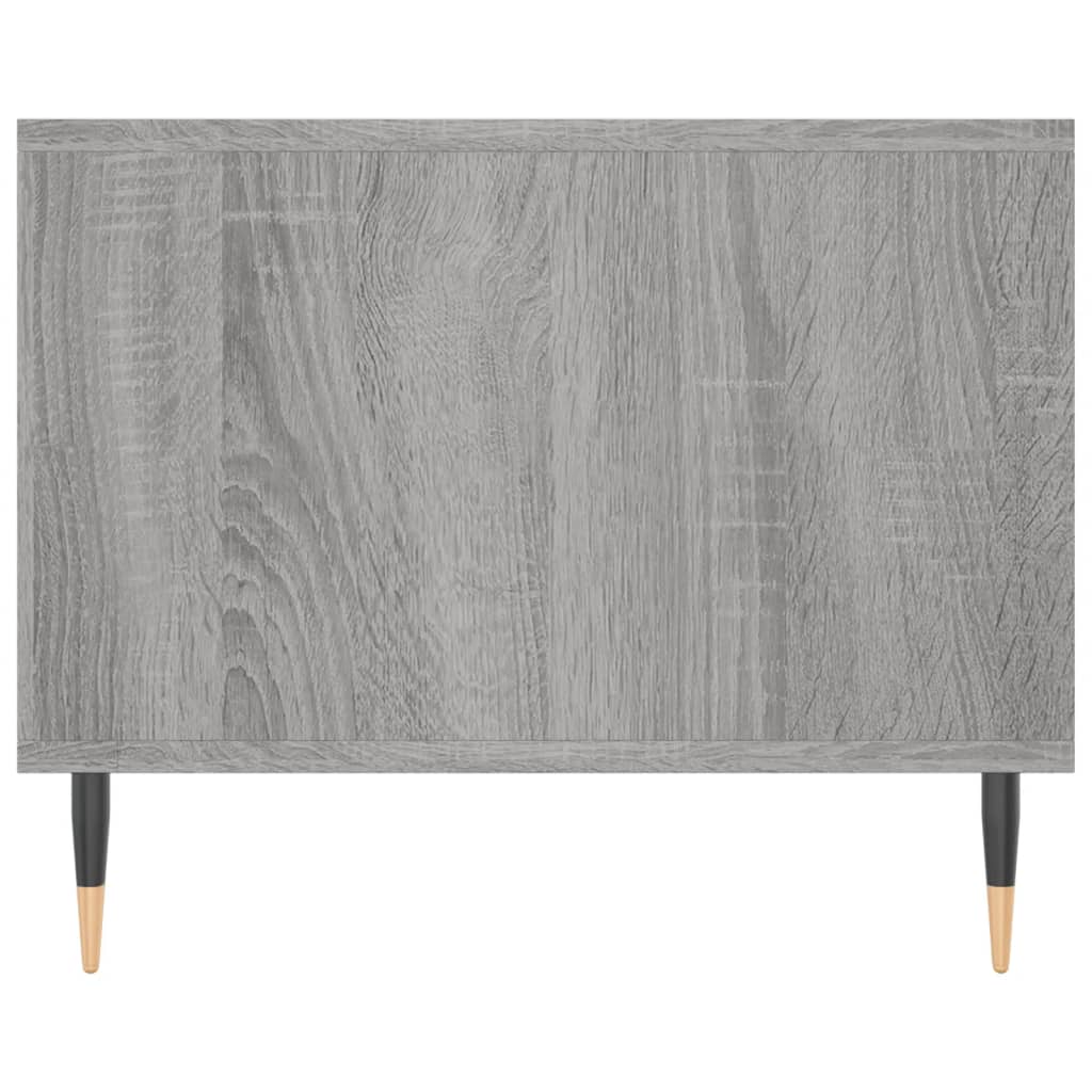 Salontafel 102x50x40 cm bewerkt hout grijs sonoma eikenkleurig