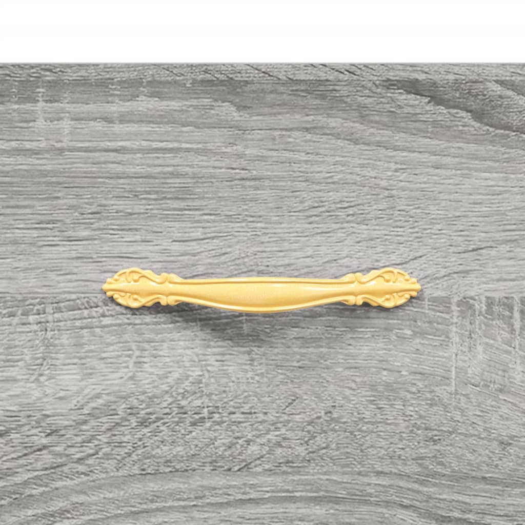 Salontafel 102x50x40 cm bewerkt hout grijs sonoma eikenkleurig