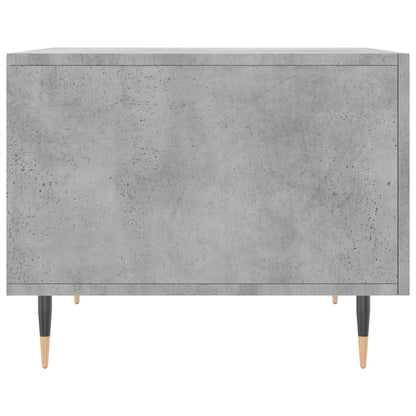 Salontafel 50x50x40 cm bewerkt hout betongrijs