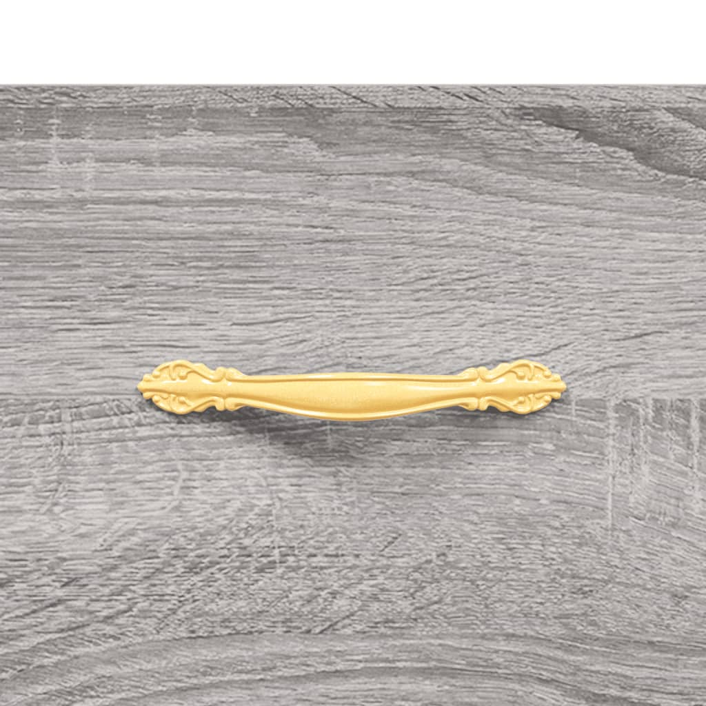 Salontafel 50x50x40 cm bewerkt hout grijs sonoma eiken