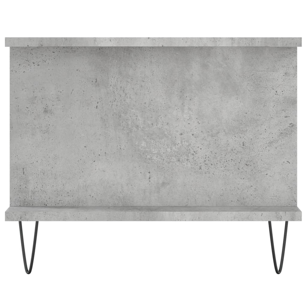 Salontafel 90x50x40 cm bewerkt hout betongrijs