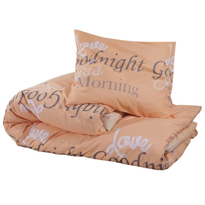 Dekbedovertrekset 155x220 cm katoen roze