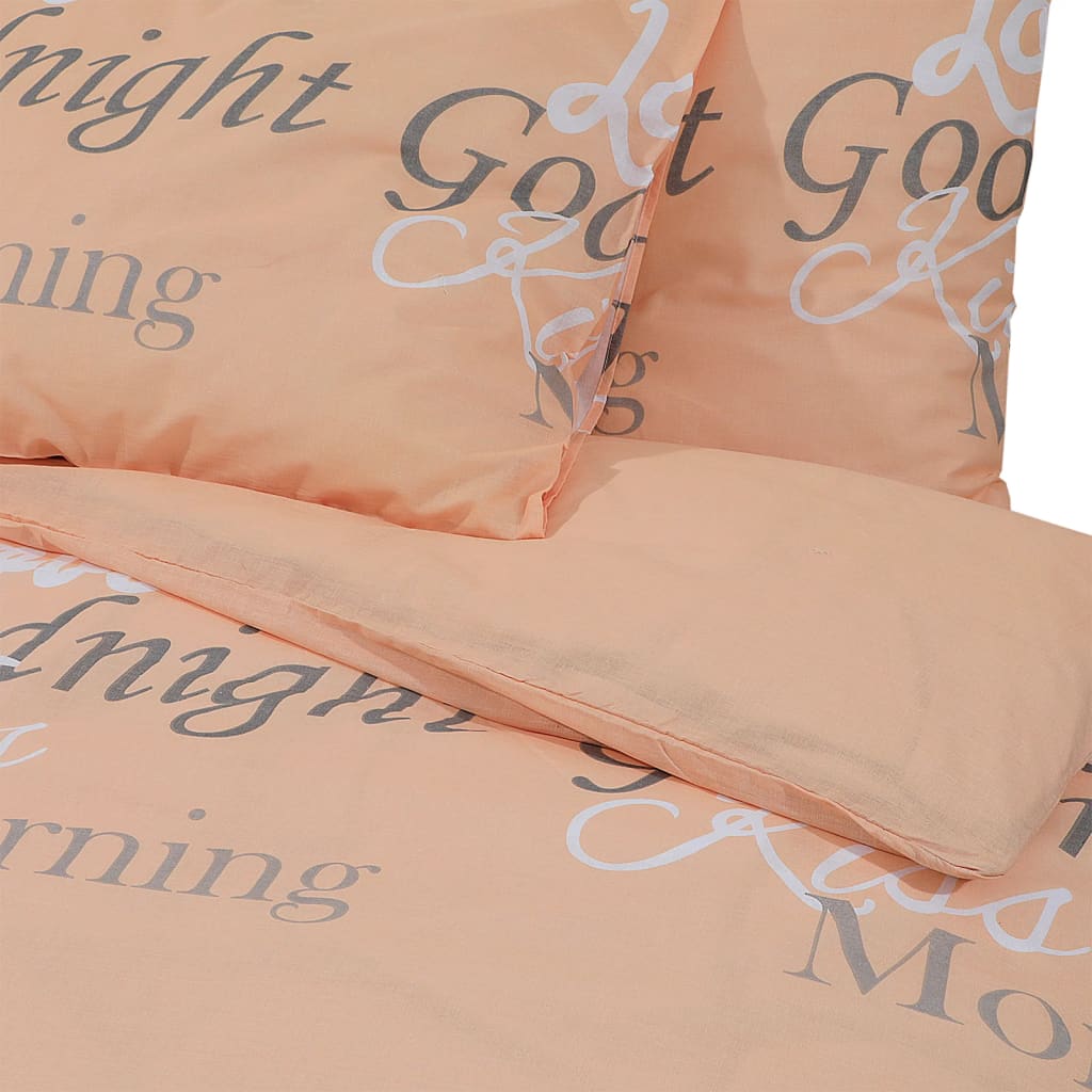 Dekbedovertrekset 155x220 cm katoen roze