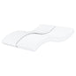 Schuimmatras hardheid H2 H3 180x200 cm wit