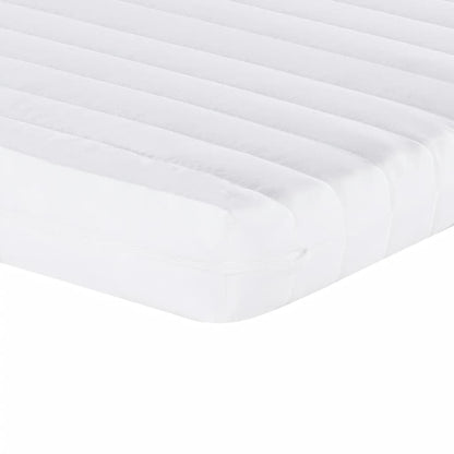 Schuimmatras 7 zones hardheid 20 ILD 90x190 cm wit
