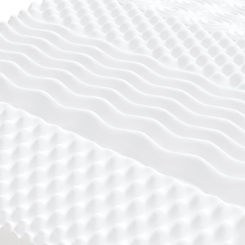 Schuimmatras 7 zones hardheid 20 ILD 100x200 cm wit