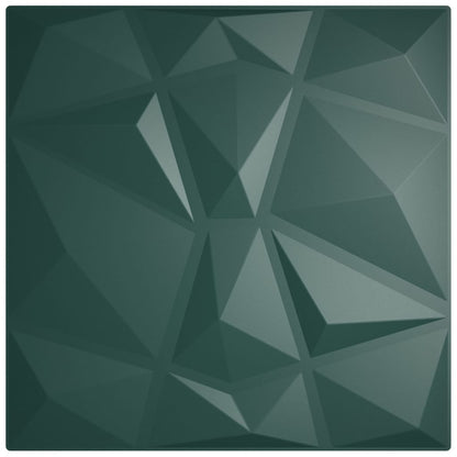 Wandpanelen Diamant 6 M² 50X50 Cm Xps 24 Groen
