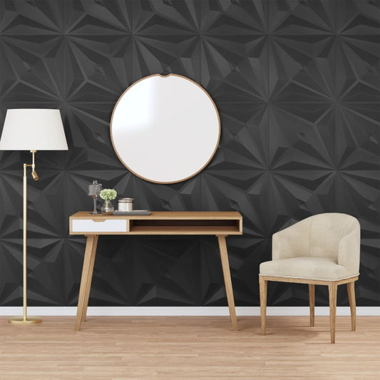 Wandpanelen Ster 3 M² 50X50 Cm Xps Zwart 12 Zwart ster