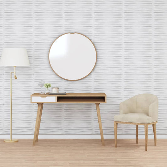 Wandpanelen Steen 3 M² 50X50 Cm Xps Wit 12 Wit steen