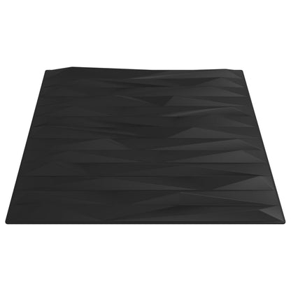 Wandpanelen Steen 12 M² 50X50 Cm Xps Zwart 48 Zwart steen