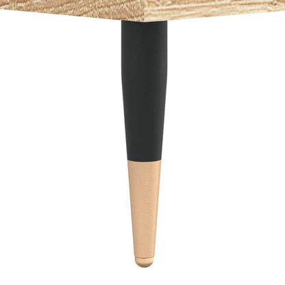 Salontafel 90x60x35 cm bewerkt hout sonoma eikenkleurig