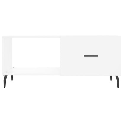 Salontafel 90x50x40 cm bewerkt hout wit