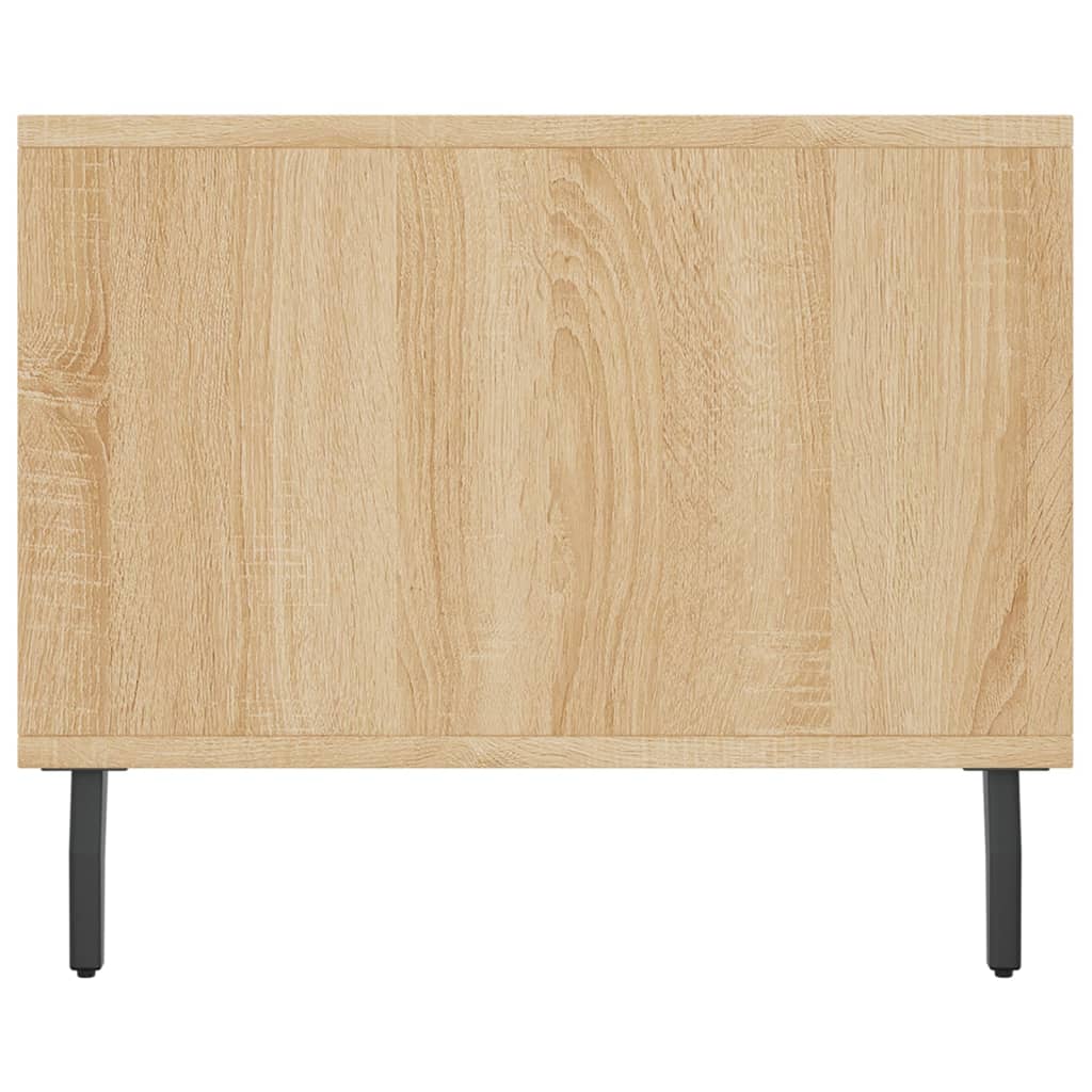 Salontafel 90x50x40 cm bewerkt hout sonoma eikenkleurig