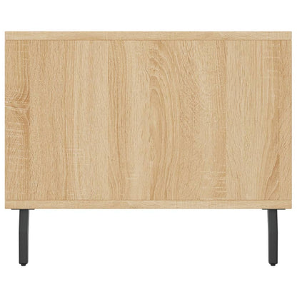 Salontafel 90x50x40 cm bewerkt hout sonoma eikenkleurig
