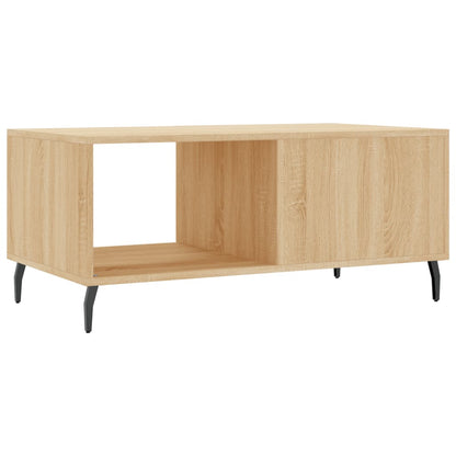 Salontafel 90x50x40 cm bewerkt hout sonoma eikenkleurig