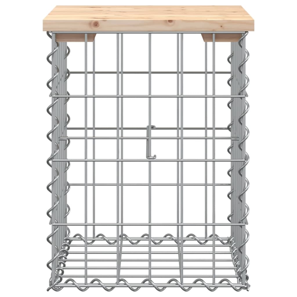 Tuinbank Schanskorfontwerp Massief Grenenhout 33 x 31 x 42 cm Natuurlijk grenenhout