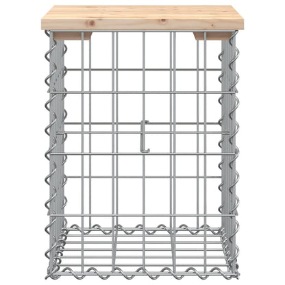Tuinbank Schanskorfontwerp Massief Grenenhout 33 x 31 x 42 cm Natuurlijk grenenhout