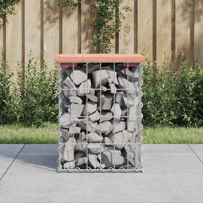Tuinbank Schanskorfontwerp Massief Douglashout 33 x 31 x 42 cm Natuurlijk douglashout