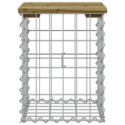 Tuinbank Schanskorfontwerp Geïmpregneerd Grenenhout 33 x 31 x 42 cm Donkerbruin